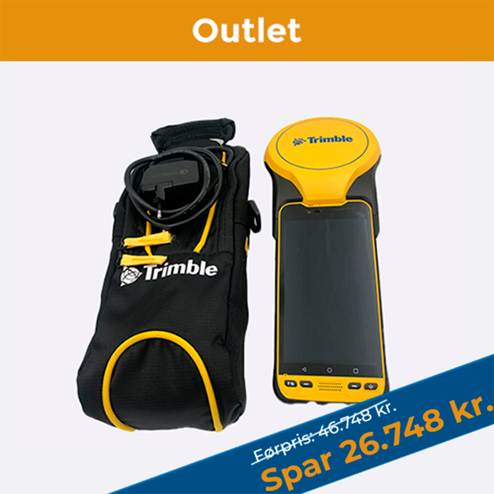 Trimble TDC650 håndholdt GNSS-controller med decimeternøjagtighed til præcis positionering og dataindsamling.